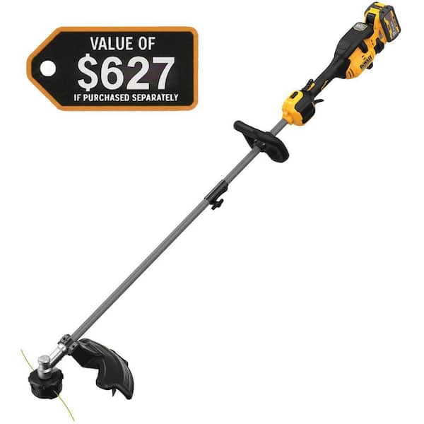 FLEXVOLT 60V MAX 17 in. Cordless Battery Powered Attachment Capable Trimmer Kit with (1) FLEXVOLT 3 Ah Battery & Charger
