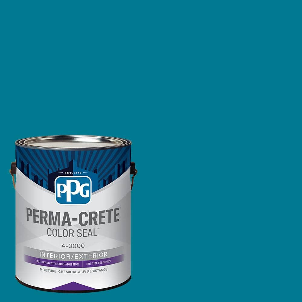 Reviews for Perma-Crete Color Seal 1 gal. PPG1235-7 Bimini Blue Satin ...