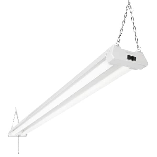 Maxxima 4 ft. 300-Watt Equivalent LED White Shop Light MSL-404400F ...