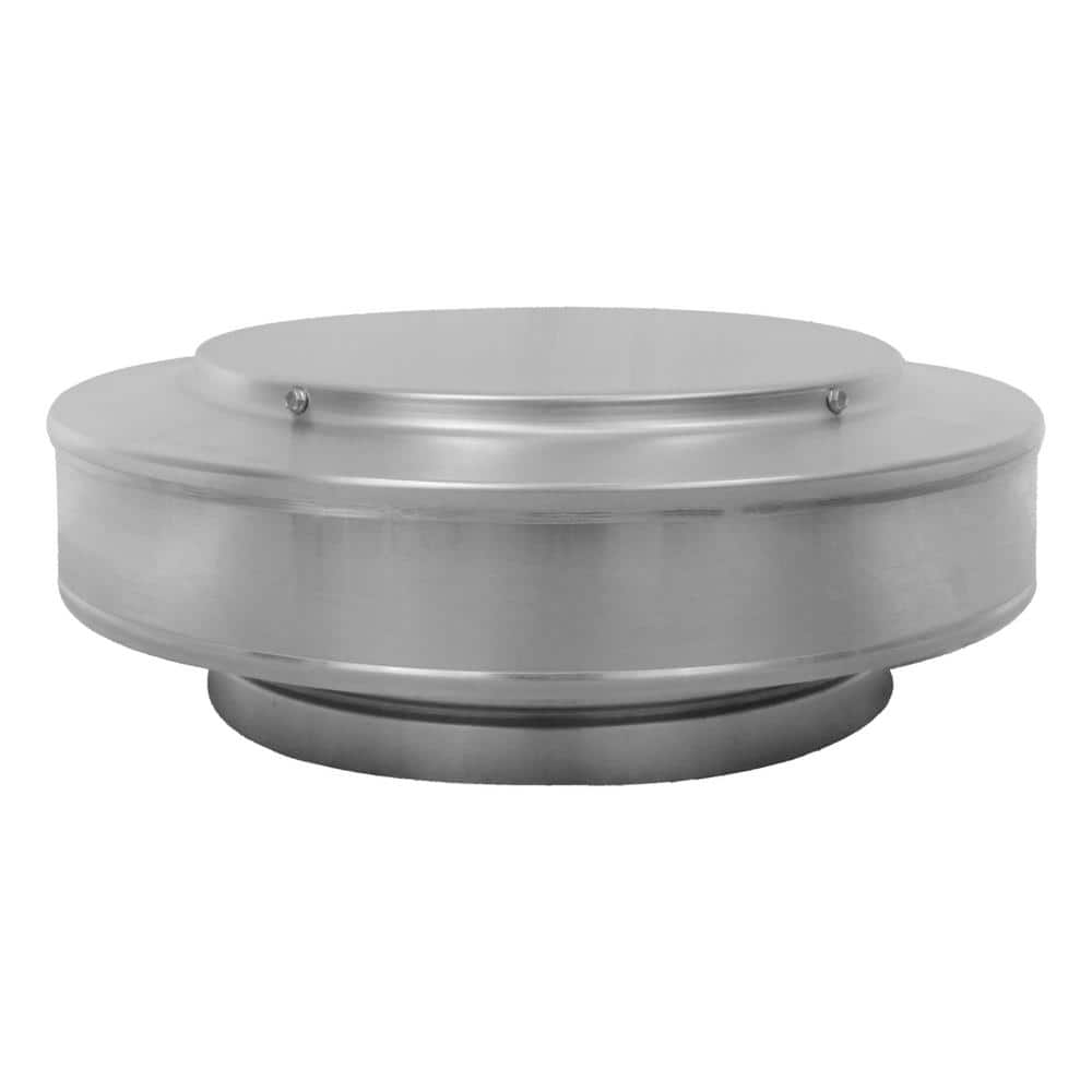 10 in. Dia. Aluminum Vent Pipe Cap in Mill Finish