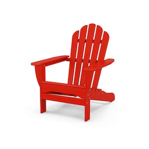 Monterey Bay Adirondack Chair in Sunset Red