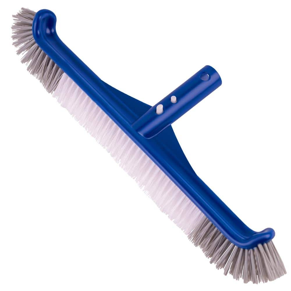 17.5 in Durable Pool Brush for Inground and Above Ground Pools  Curved Ends, Fits Standard Pole, Cleans Walls price history on PriceWatchPro