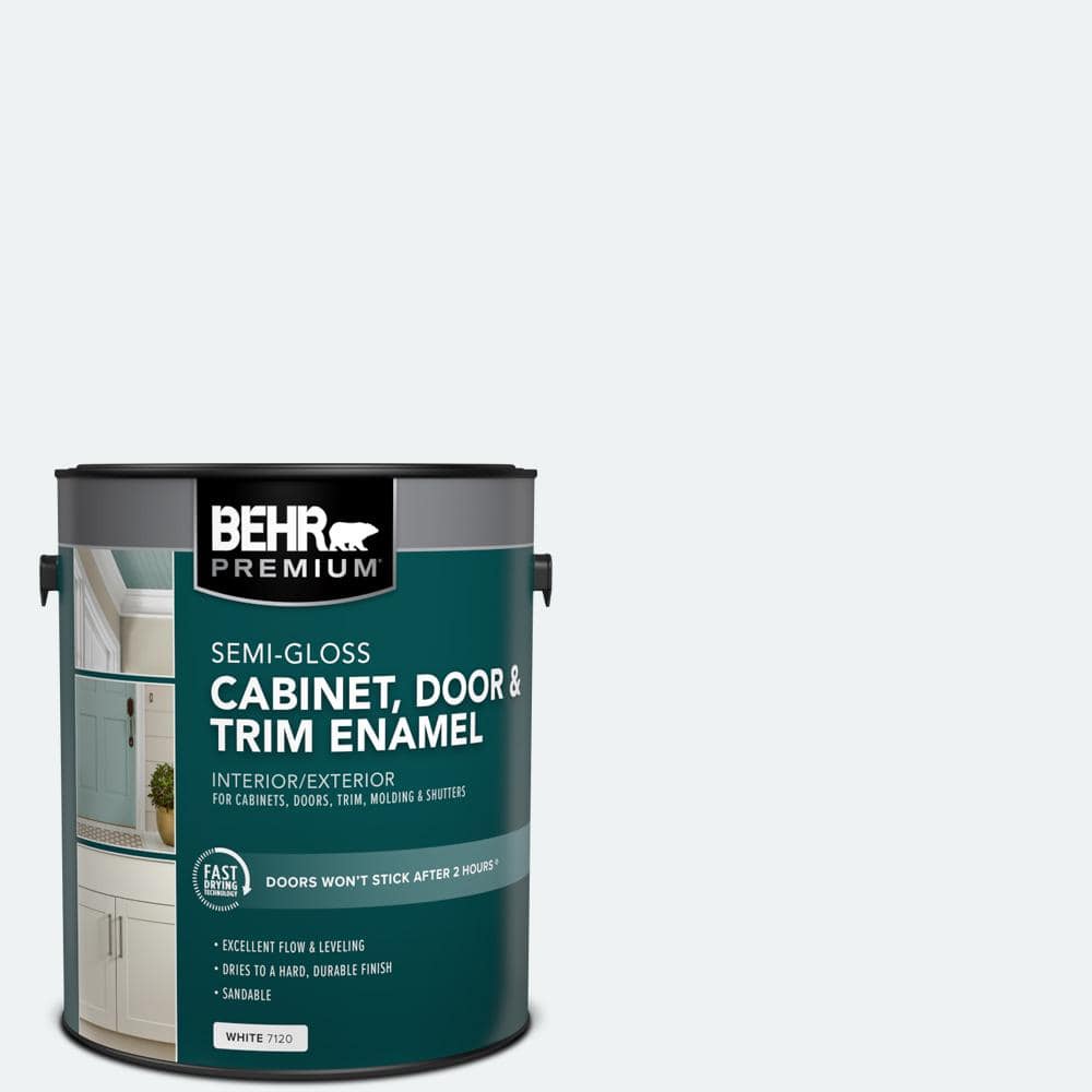 BEHR PREMIUM 1 gal. BLW10 Maui Mist SemiGloss Enamel Interior