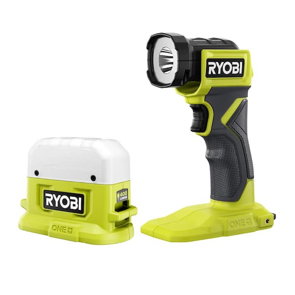 RYOBI Cordless 2-Tool Combo Kit with Compact Area Light and LED Light Only) P796B-PCL660B The Home Depot