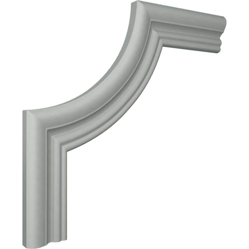 White Urethane 7.75" Panel Moulding Corner