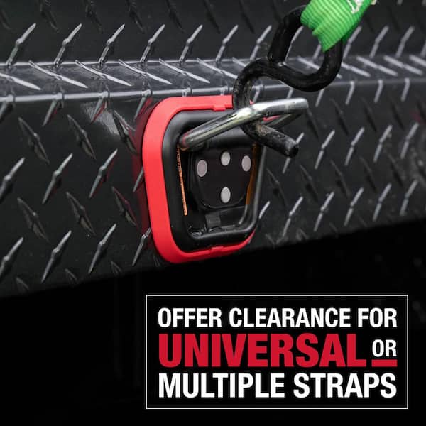 Weather Guard 62.5 in. Gloss Black Aluminum Compact Truck
