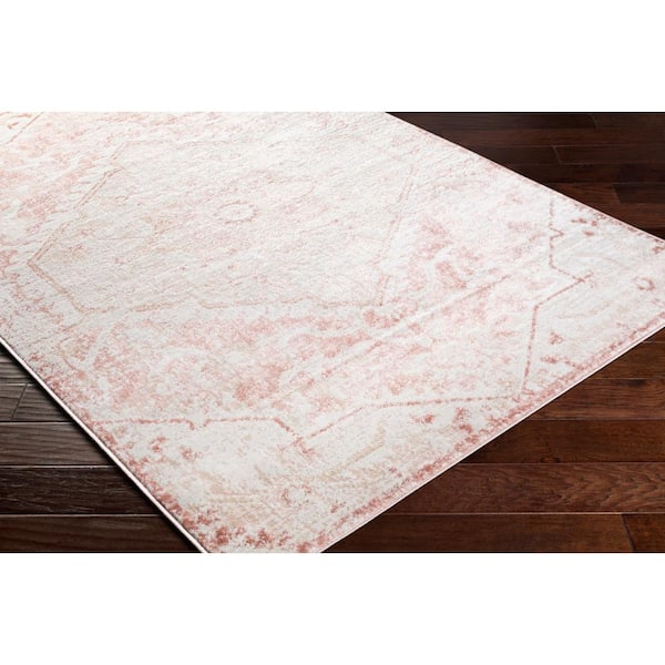 Raeanne Light Pink 4 ft. x 6 ft. Indoor Area Rug