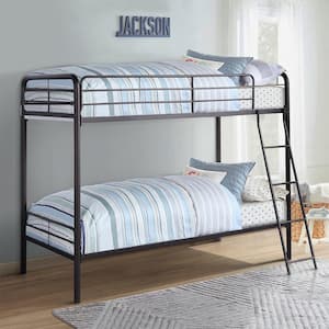 Adaline Dark Bronze Finish Twin/Twin Metal Bunk Bed