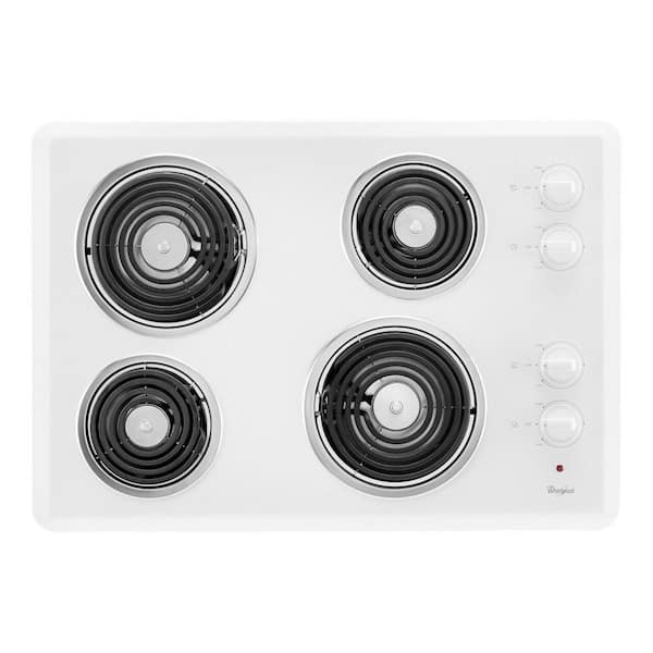 Whirlpool WCC31430AW 30 Electric Cooktop - White