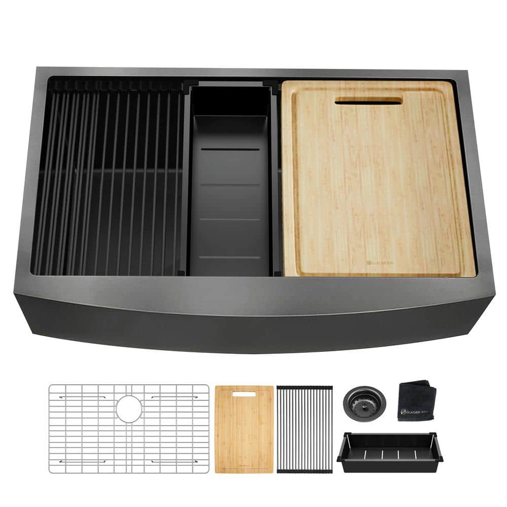 18 Black Cutting Board - Workstation Sink Accessory - (LCB18-BL
