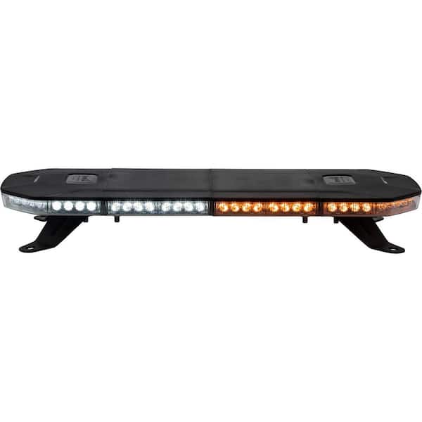 24 in. Amber/Clear LED Light Bar with Warning / Clear Take Downs and Alley Lights