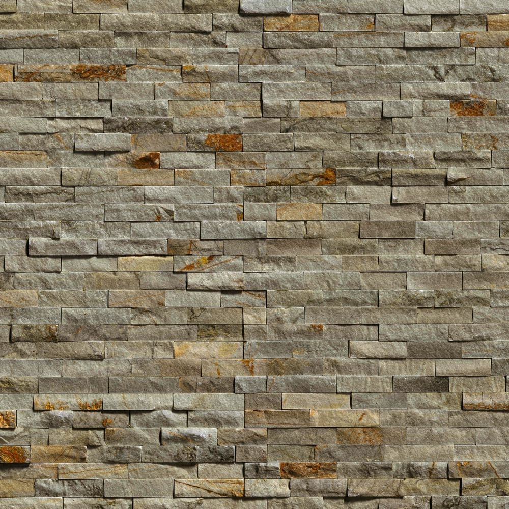 MSI Sunset Silver Ledger Panel 6 in. x 24 in. Splitface Quartzite