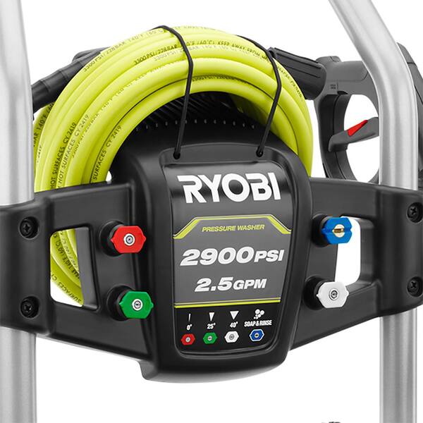 Ryobi 2900 Psi 2 5 Gpm Cold Water Gas Pressure Washer Ryvnm The Home Depot