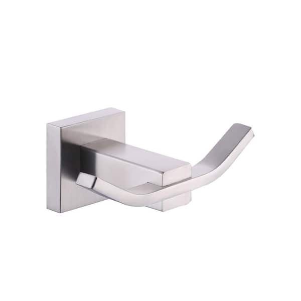 ALEASHA J-Hook Robe/Towel Hook in Brushed Nickel