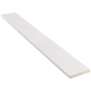 Copley Bianco 3 in. x 24 in. Matte Porcelain Floor and Wall Bullnose Tile