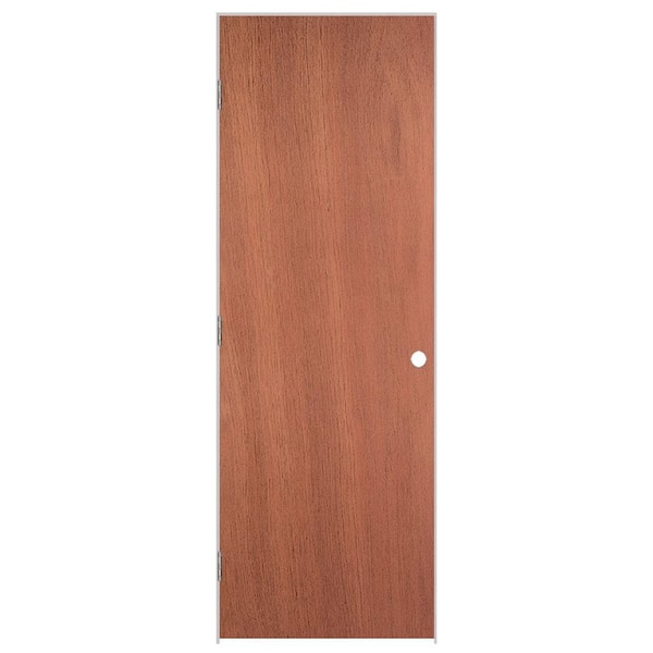 Masonite 24 in. x 80 in. No Panel Right-Handed Unfinished Composite Hollow Core Single Prehung Interior Door 4-9/16 in. Flat Jamb