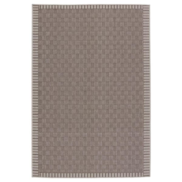 Jaipur Living Iti Taupe/Gray 4 ft. x 6 ft. Coastal Indoor/Outdoor Area Rug