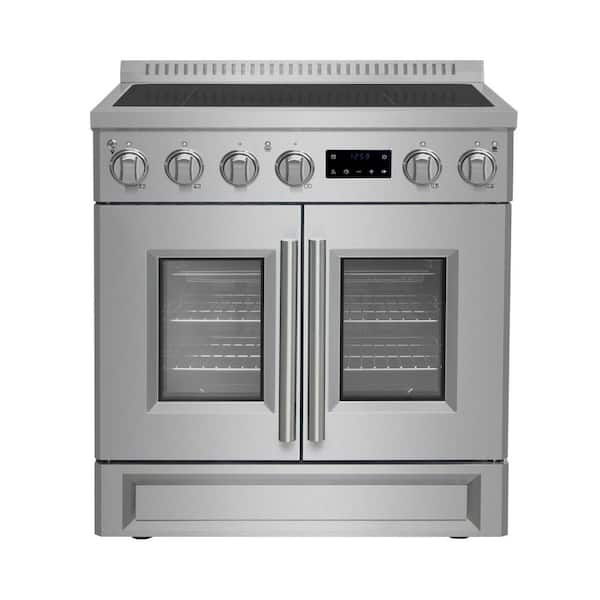 Torino 30 in. French Door Induction Range with Air Fryer and True Convection Oven