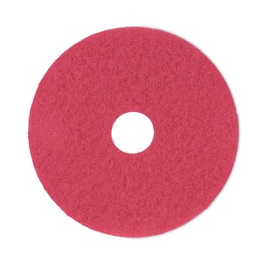16 in. Dia Standard Buffing Red Floor Pad (Case of 5)