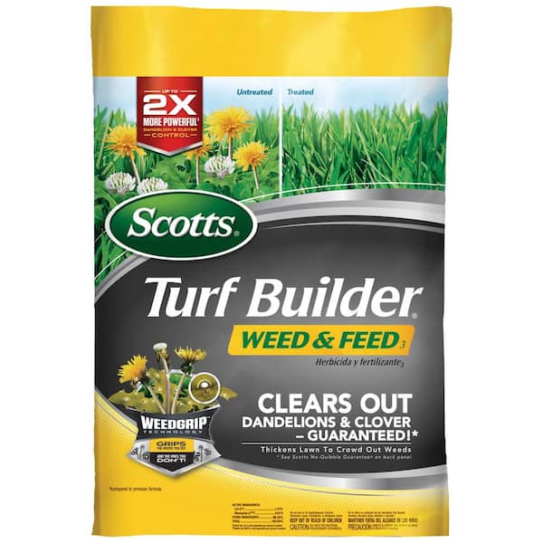 Scotts Turf Builder 35 lbs. 12,000 sq. ft. Weed and Feed Lawn Fertilizer