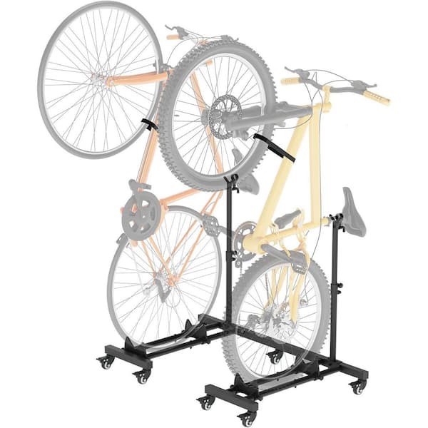2 Vertical Bike Freestanding Storage Rack