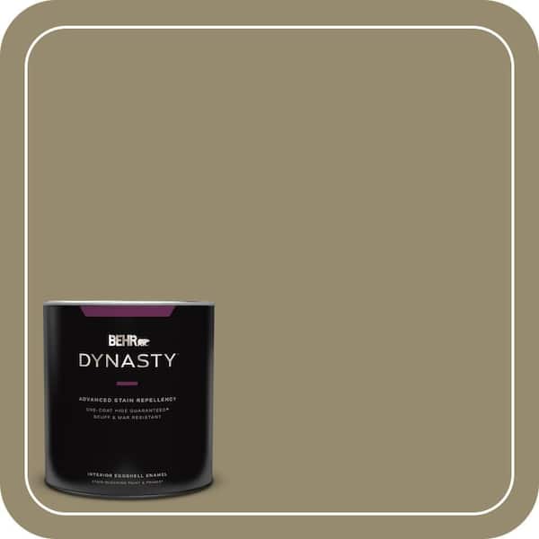 BEHR DYNASTY 1 qt. #PPU8-04 Urban Safari Eggshell Enamel Interior Stain-Blocking Paint and Primer