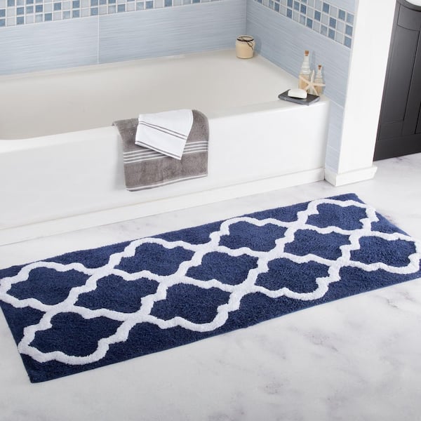 100% Cotton & Quick Dry Bath Rug for Bathroom Floor Mat Beige 60 CM Round