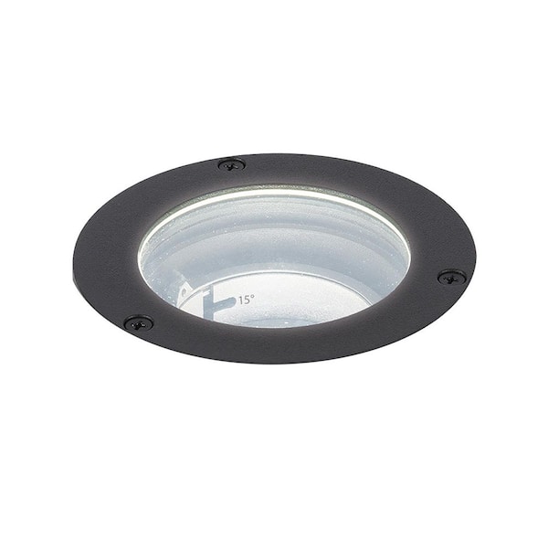WAC LANDSCAPE Low-Voltage Bronze LED Inground Light with 2700K Color Temperature