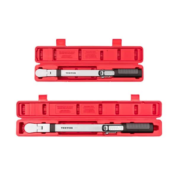 【トントン】2点セット TEKTON 3/8, 1/2 in. Drive 72-Tooth Split Beam Torque Wrench Set