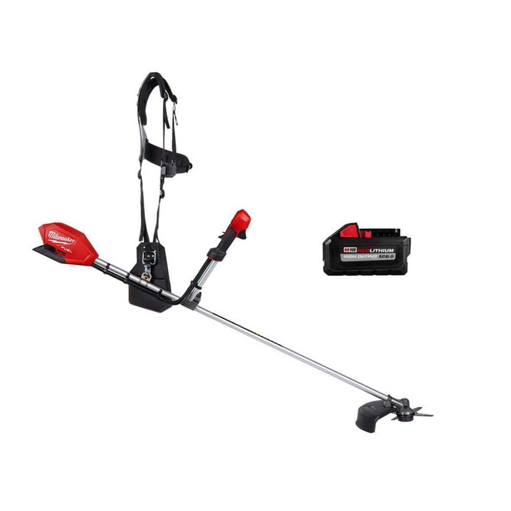 M18 FUEL 18-Volt Lithium-Ion Brushless Cordless Brush Cutter with 8.0 Ah High Output Battery -  Milwaukee, 3015-1880