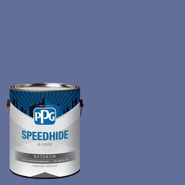 1 gal. Blueberry Patch PPG1167-6 Satin Exterior Paint