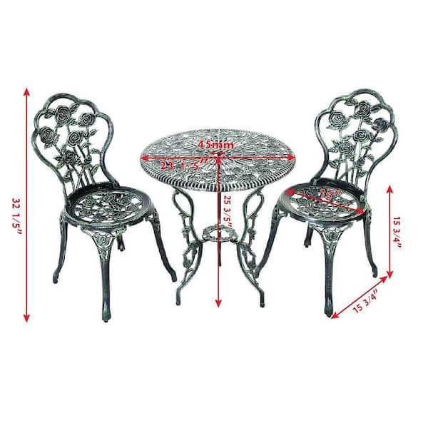 All weather rose patio set new arrivals