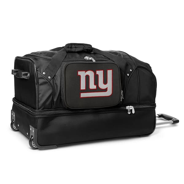 Denco NFL New York Giants 27 in. Black Rolling Bottom Duffel Bag NFNGL300 -  The Home Depot
