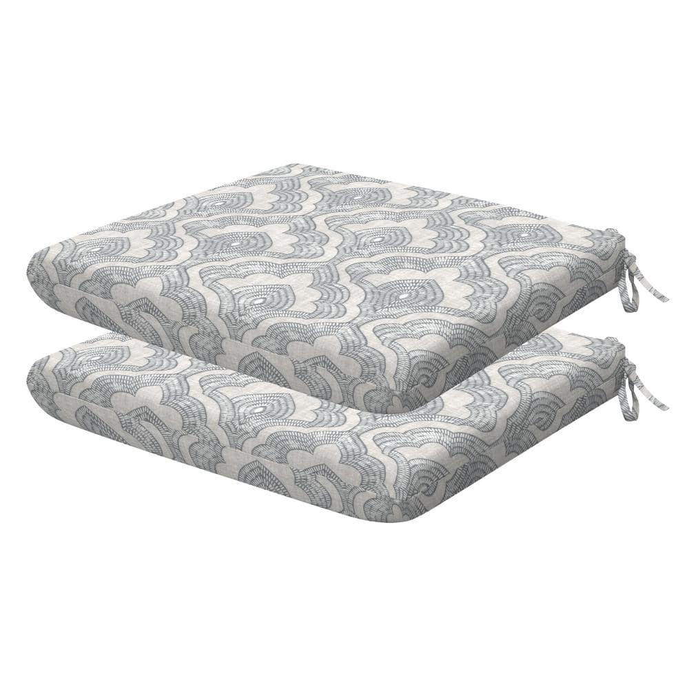 Outdoor Universal Dining Seat Cushion Revello Linen (Set of 2)