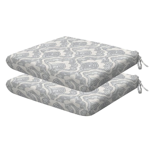 Honeycomb Outdoor Universal Dining Seat Cushion Revello Linen (Set of 2)