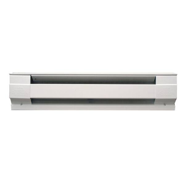 Photo 1 of 48 in. 240/208-volt 1,000/750-watt Electric Baseboard Heater in White