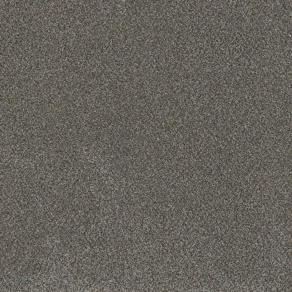 Lifeproof Hazelton III - Express - Gray 60 oz. Polyester Texture Installed Carpet
