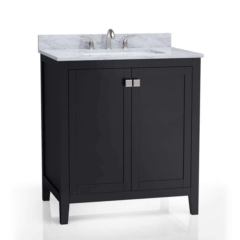 TILE & TOP Coltrane 30 in. W x 22 in. D x 34.75 in. H Vanity in