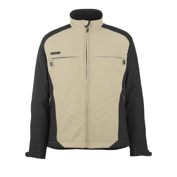 MASCOT Men's X-Large Two Tone Khaki/Black 100% Polyester Dresden Softshell Jacket