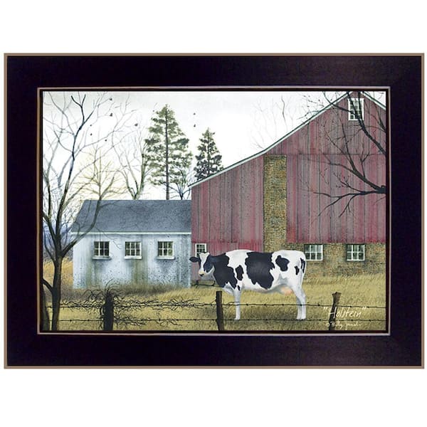 HomeRoots Charlie Holstein by Unknown 1-Piece Framed Wall Art 14 in. x 18 in.