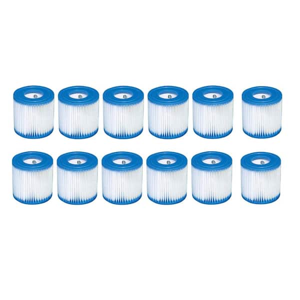 Swimming Pool Easy Set 3.6 in. Dia Filter Cartridge Replacement Type H (12-Pack)