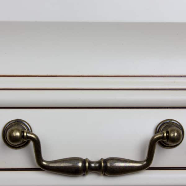 Set of 2 Antique Brass Furniture Drawer Bail Drop Swing Pulls Handle 