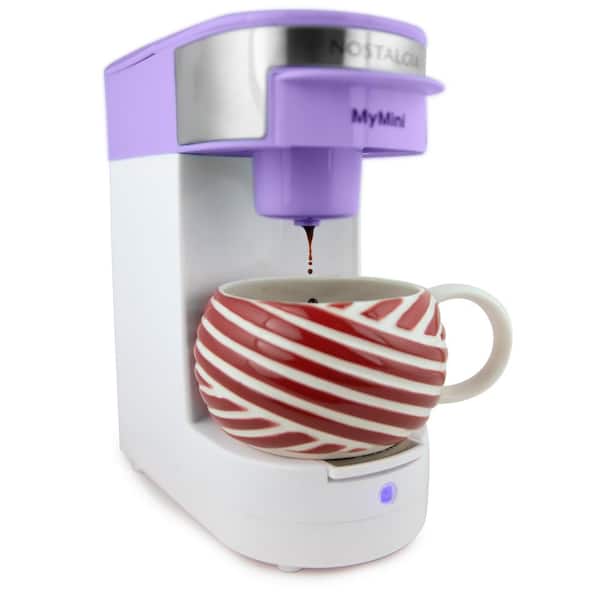 Nostalgia 14-Cup Lavender Single Serve Coffee Maker NMPCCPGC1LVS