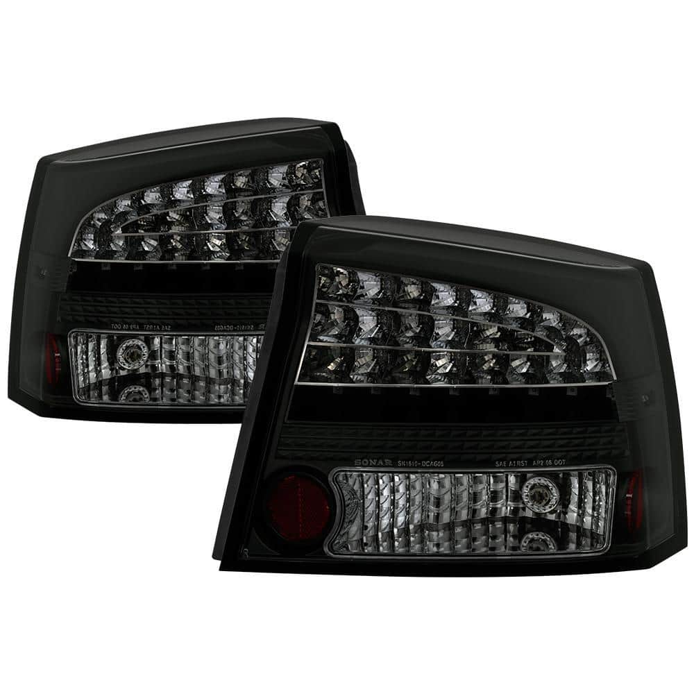 Dodge Charger 06-08 LED Tail Lights - Black Smoke price history on PriceWatchPro