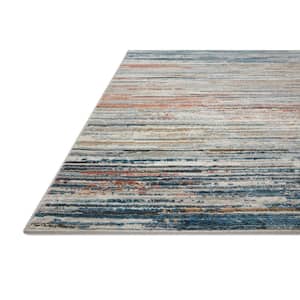 Bianca Pebble/Multi 6 ft. 7 in. x 9 ft. 2 in. Contemporary Area Rug