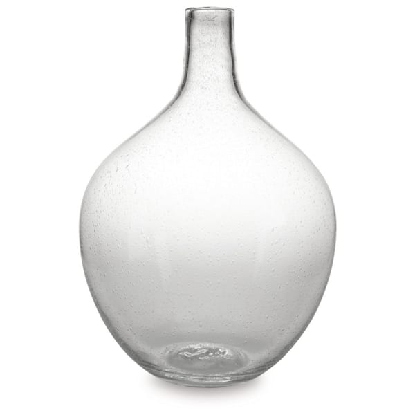 Signature DESIGN BY ASHLEY Kurthorne 15 in. Clear Glass Bud Decorative Vase