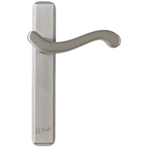 Bayfield Surface Lever Mount Latch for Screen and Storm Doors, Satin Nickel