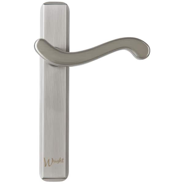 Wright Products Bayfield Surface Lever Mount Latch for Screen and Storm Doors, Satin Nickel