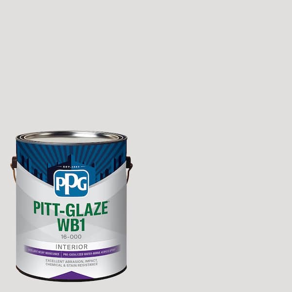 Pitt-Glaze 1 gal. PPG0995-1 Shaded Whisper Eggshell Interior Waterborne 1-Part Epoxy Paint