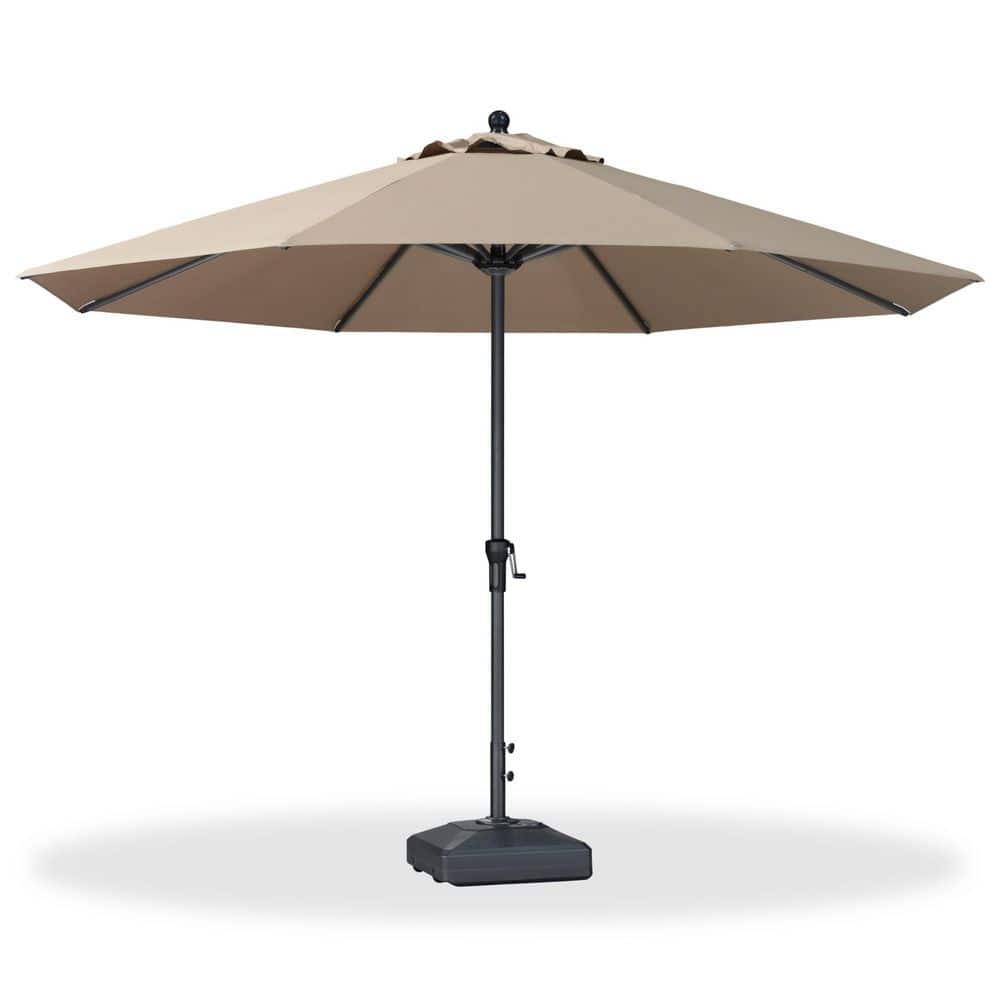 11 ft. Octagon Patio Umbrella Table Umbrella Aluminum Frame Market Umbrella with 8-Sturdy Ribs and Base, Navy Blue price history on PriceWatchPro